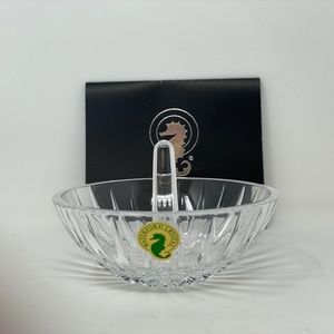 Vintage Waterford Lead Crystal Heritage Ring Jewelry Holder Dish with Box